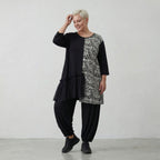 AKH Fashion Shirt 7075 Valenzia, Schwarz/Weiß