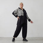 AKH Fashion Jacke 7076 Valenzia, Schwarz/Weiß
