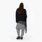 AKH Fashion 6992 Trousers, Black and White