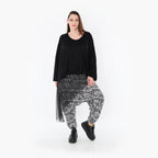 AKH Fashion 6992 Trousers, Black and White