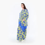 AKH Fashion Hose 7077 Palma, Blau/Gelb