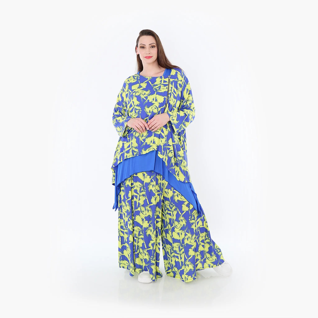 AKH Fashion Jacke 7078 Palma, Blau/Gelb