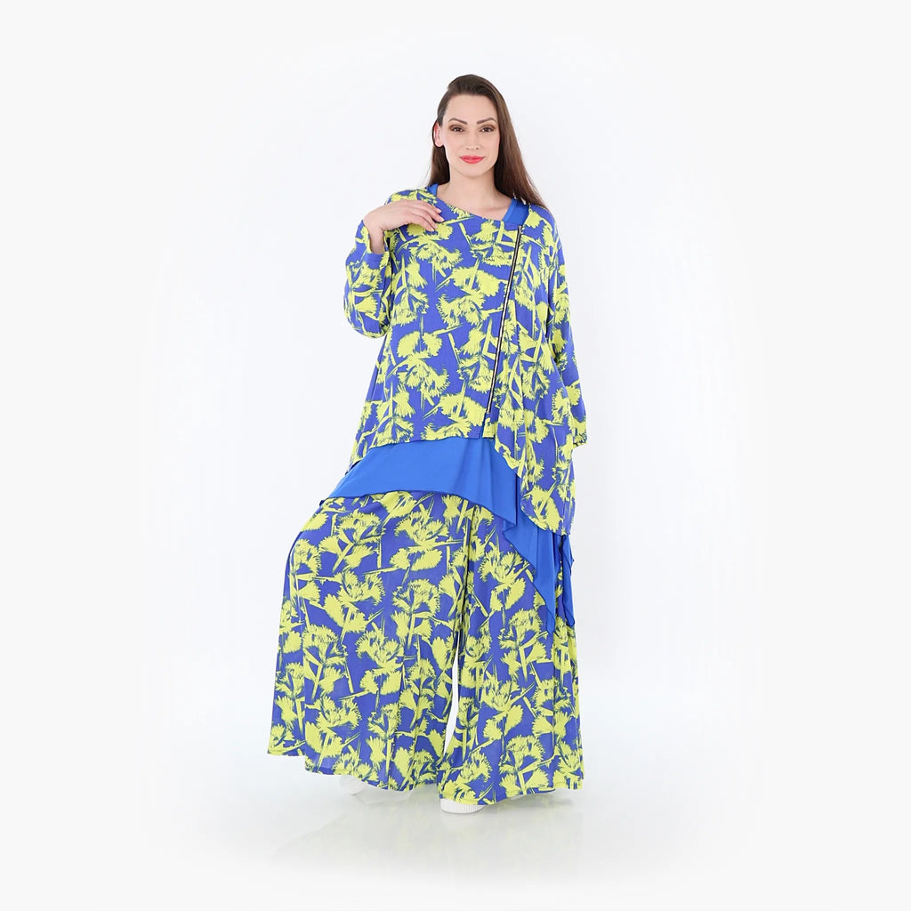 AKH Fashion Hose 7077 Palma, Blau/Gelb