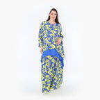 AKH Fashion Hose 7077 Palma, Blau/Gelb