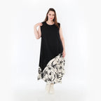 AKH Fashion Tunika 7073 Anna, Schwarz/Ecru