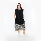AKH Fashion Tunika 7072 Mara, Schwarz/Ecru