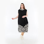 AKH Fashion Tunika 7072 Mara, Schwarz/Ecru