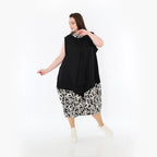 AKH Fashion Tunika 7072 Mara, Schwarz/Ecru