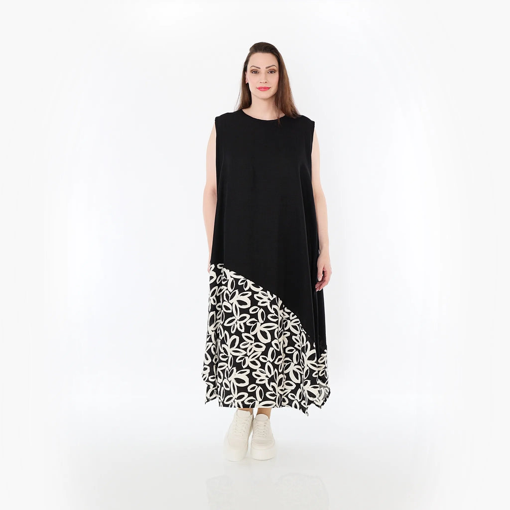 Tunique AKH Fashion 7073, noir-écru