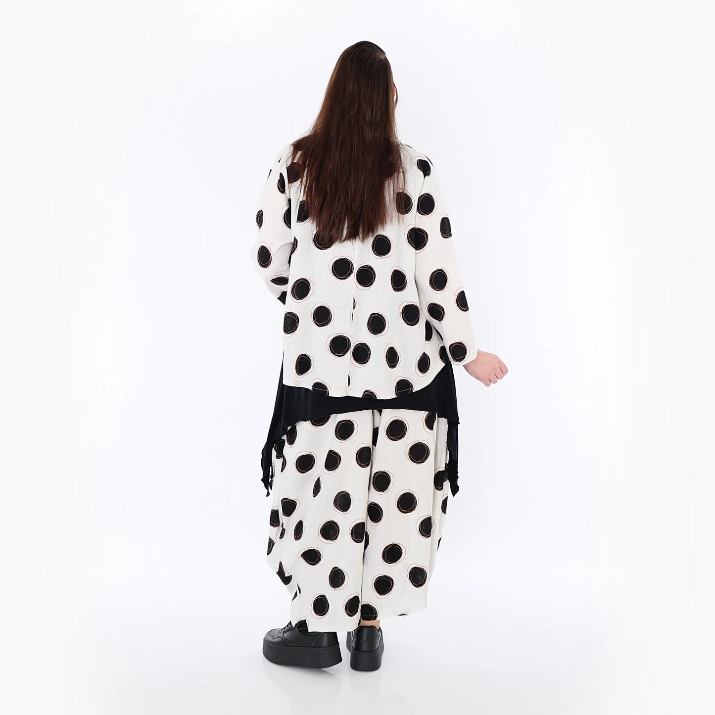 AKH Fashion 130 Jacke, Ecru-Schwarz-Cognac