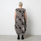 AKH Fashion 4491 Dress, Black and White