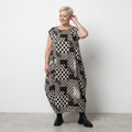 AKH Fashion 4491 Dress, Black and White