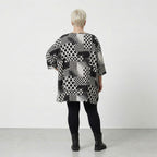 AKH Fashion 593 Big Shirt, Black and White