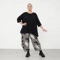 AKH Fashion Hose 8069 PrettyInDots, Schwarz/Weiß