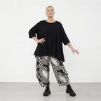AKH Fashion Hose 8069 PrettyInDots, Schwarz/Weiß