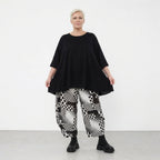 AKH Fashion Hose 8069 PrettyInDots, Schwarz/Weiß