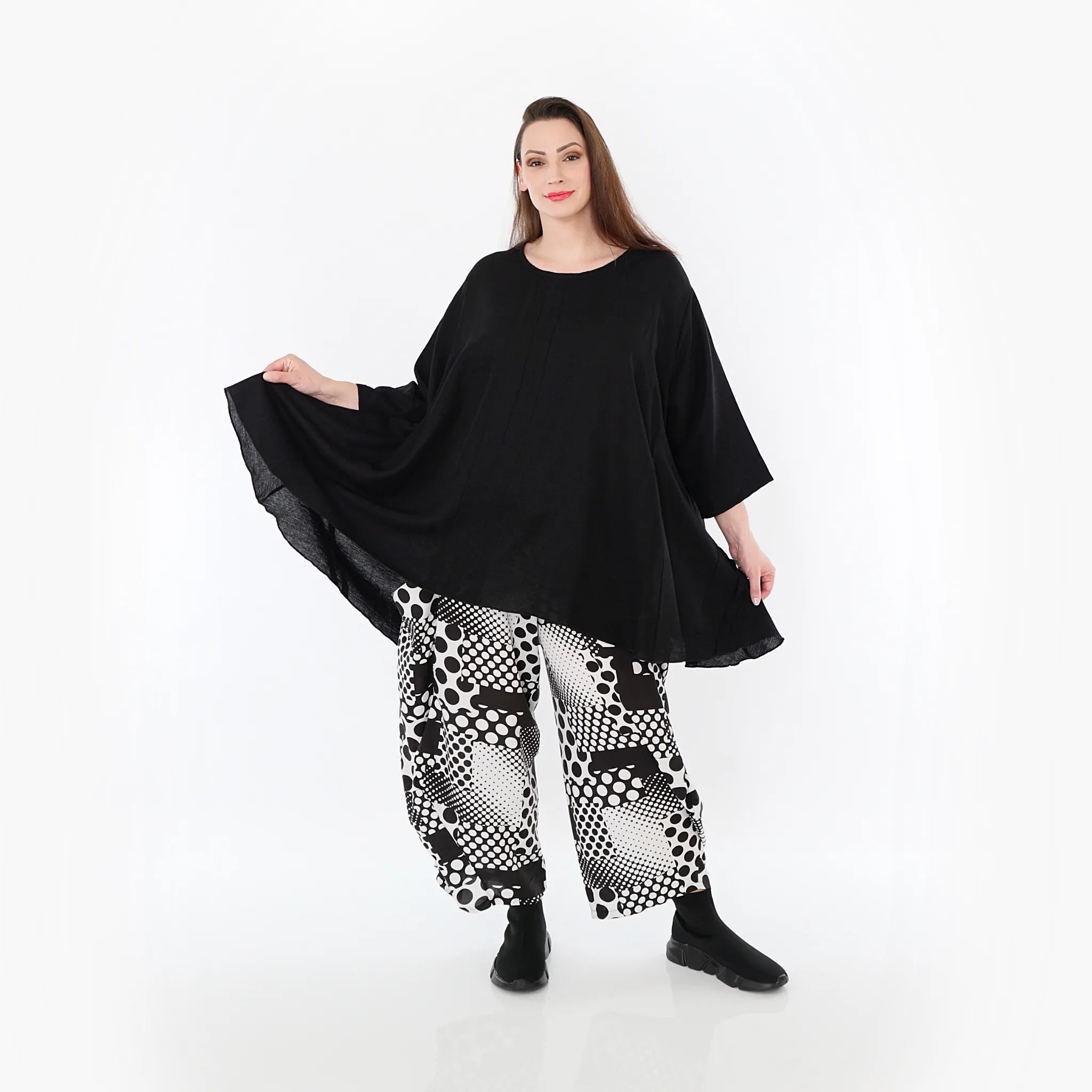 AKH Fashion Shirt 7069 Anna, Schwarz