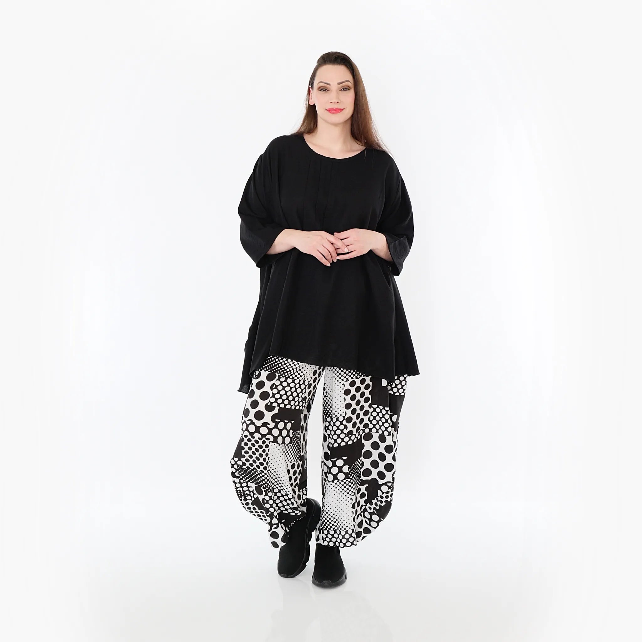 AKH Fashion Shirt 7069 Anna, Schwarz
