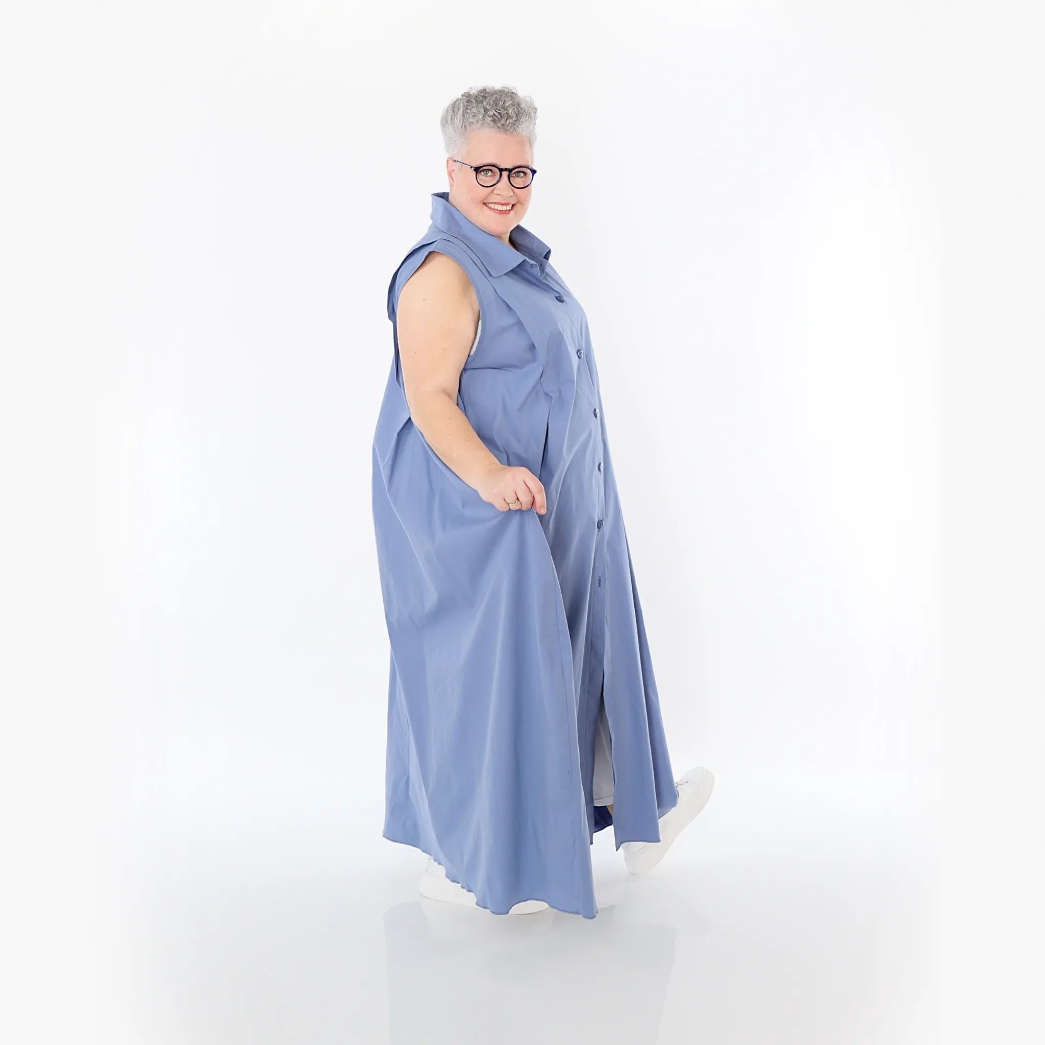 AKH Fashion Weste 7066 Celestia, Azurblau