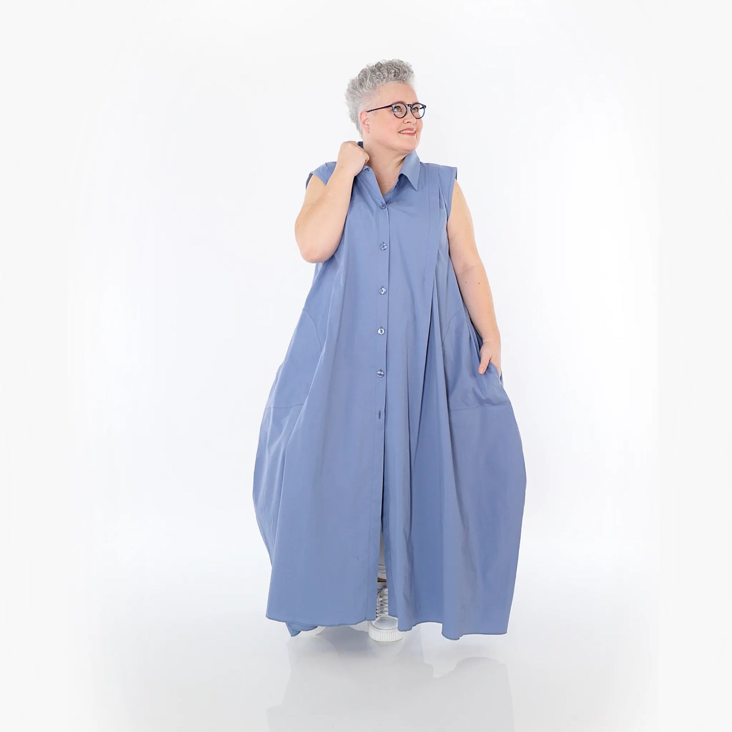 AKH Fashion 7066 Weste, Azurblau