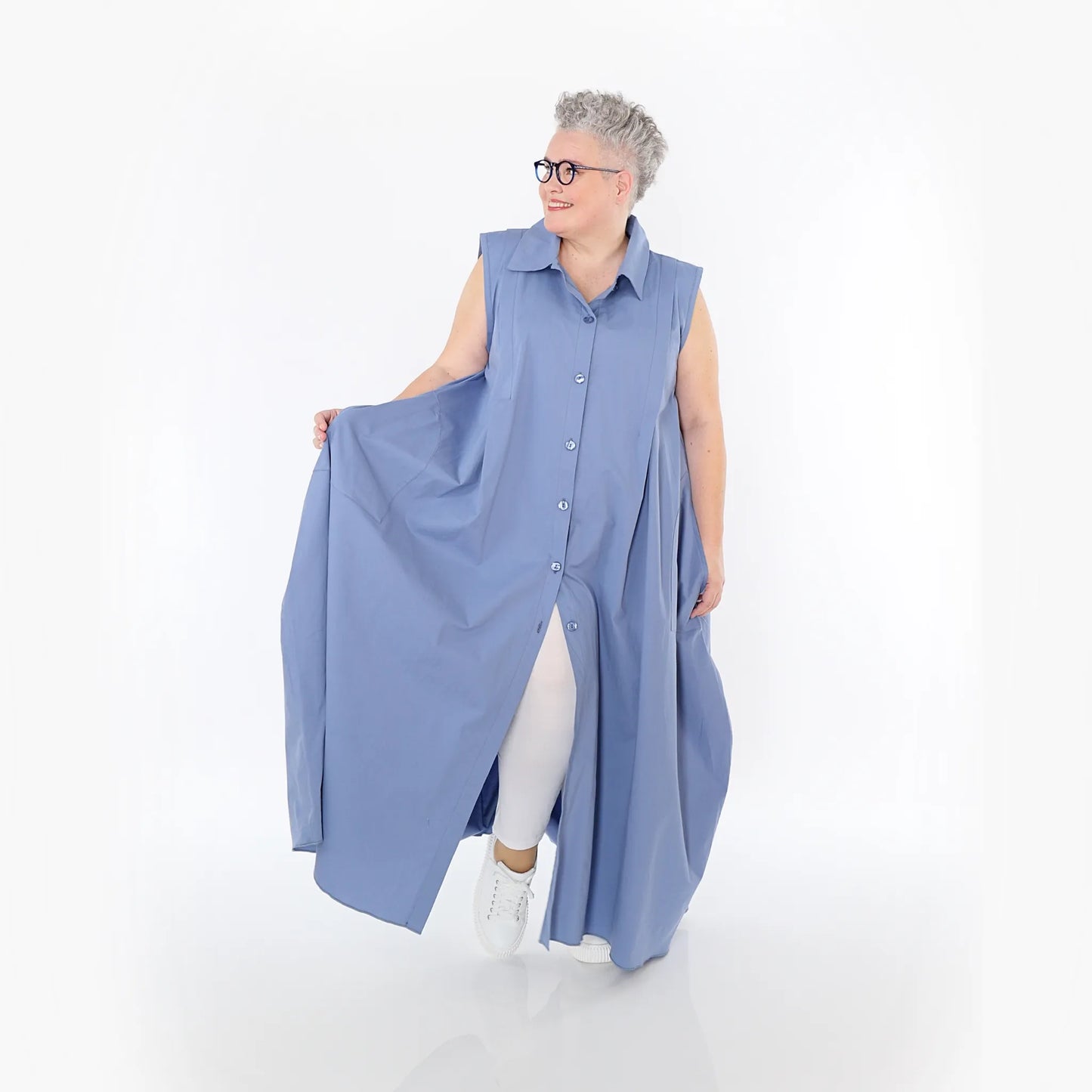 AKH Fashion 7066 Weste, Azurblau