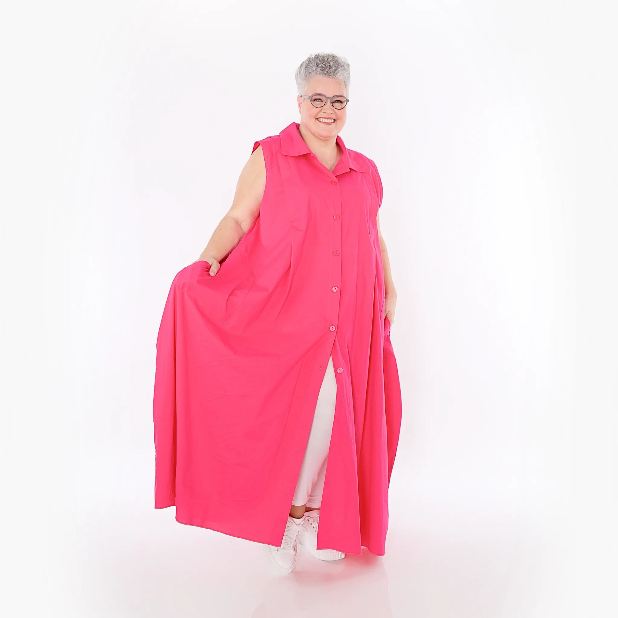 AKH Fashion Weste 7066 Celestia, Fuchsia