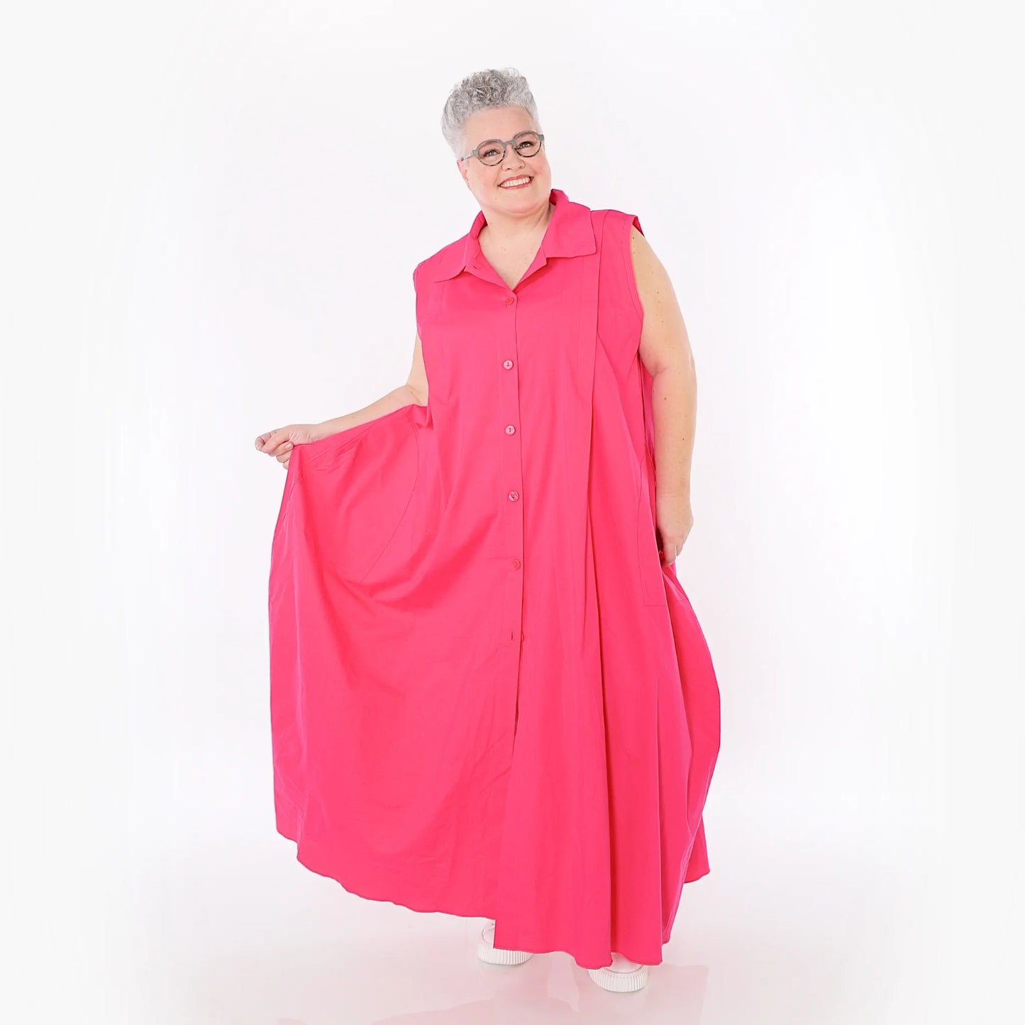 AKH Fashion 7066 Weste, Fuchsia