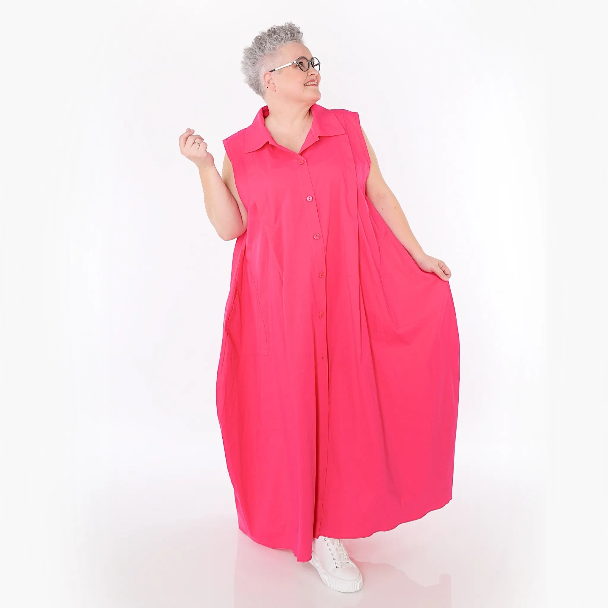 AKH Fashion Weste 7066 Celestia, Fuchsia