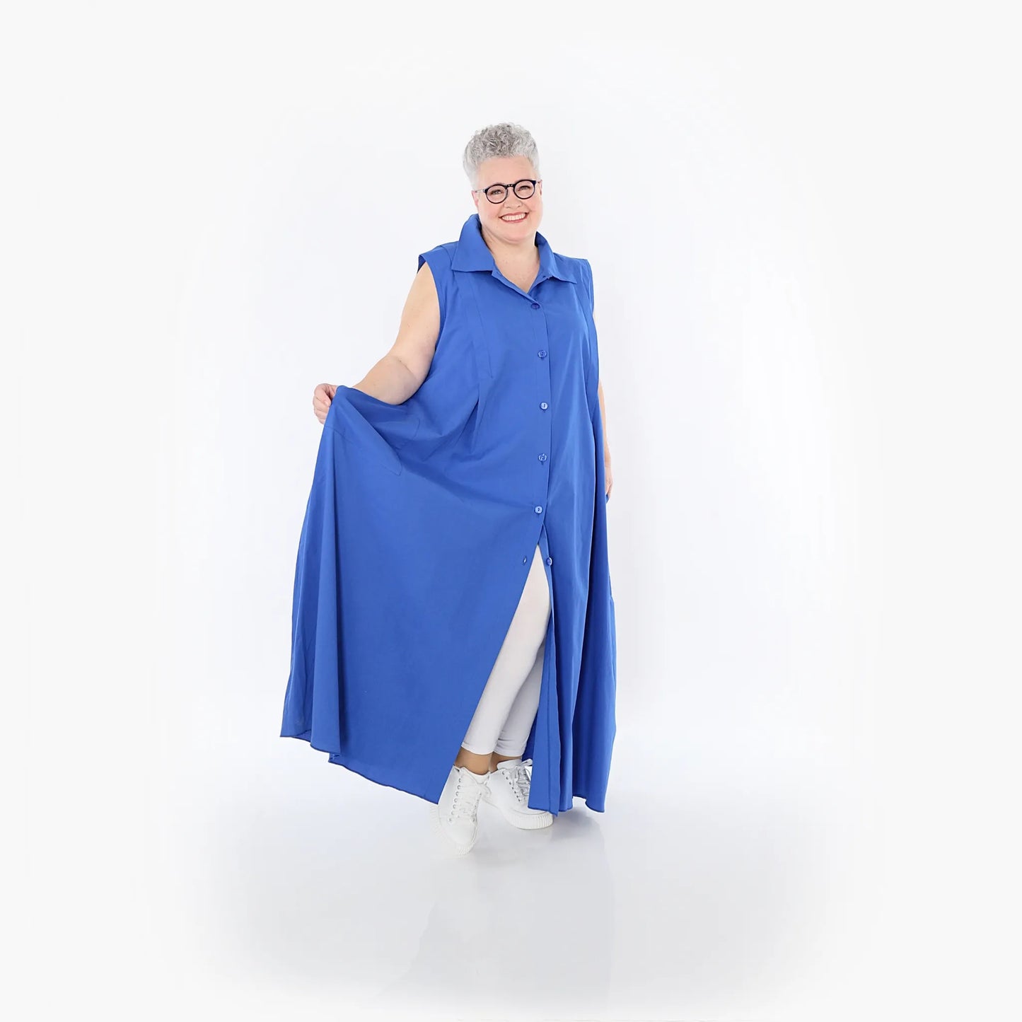 AKH Fashion 7066 Weste, Royalblau