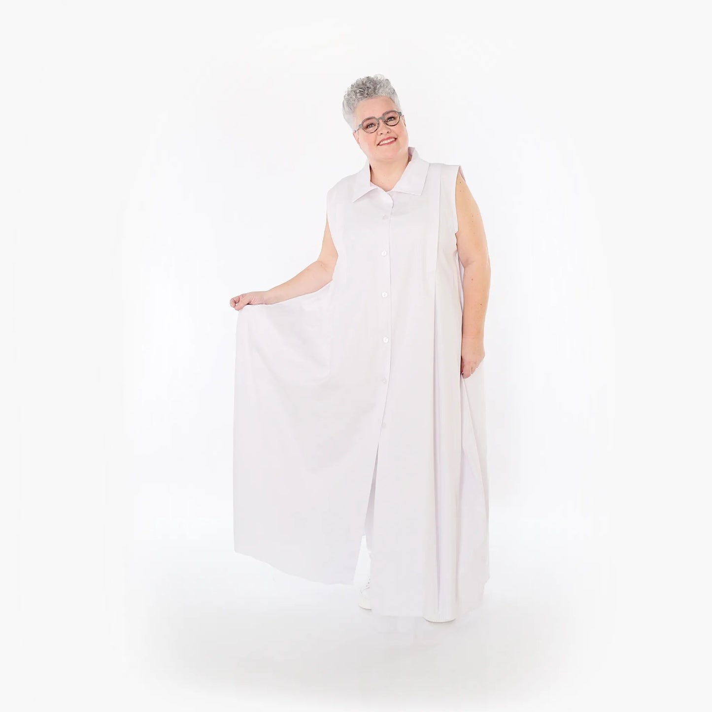 AKH Fashion 7066 Weste, Weiß