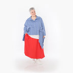 AKH Fashion Bluse 7080 Celestia, Azurblau
