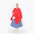 AKH Fashion 7080 Blouse, Red