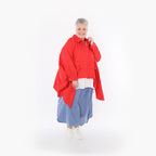 AKH Fashion 7080 Blouse, Red