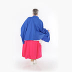 AKH Fashion 7080 Blouse, Royal Blue