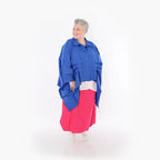 AKH Fashion 7080 Blouse, Royal Blue