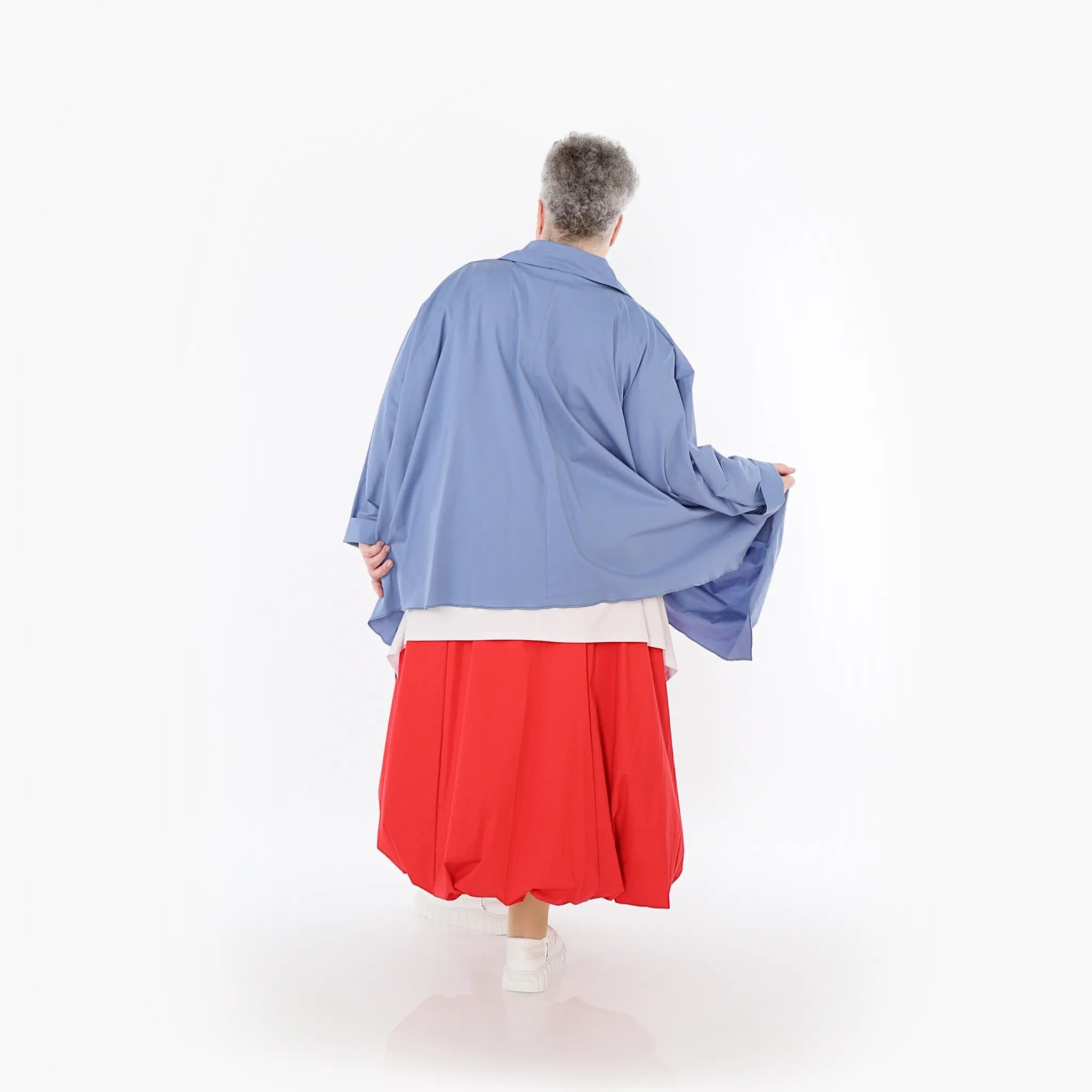 AKH Fashion 7081 Skirt, Red