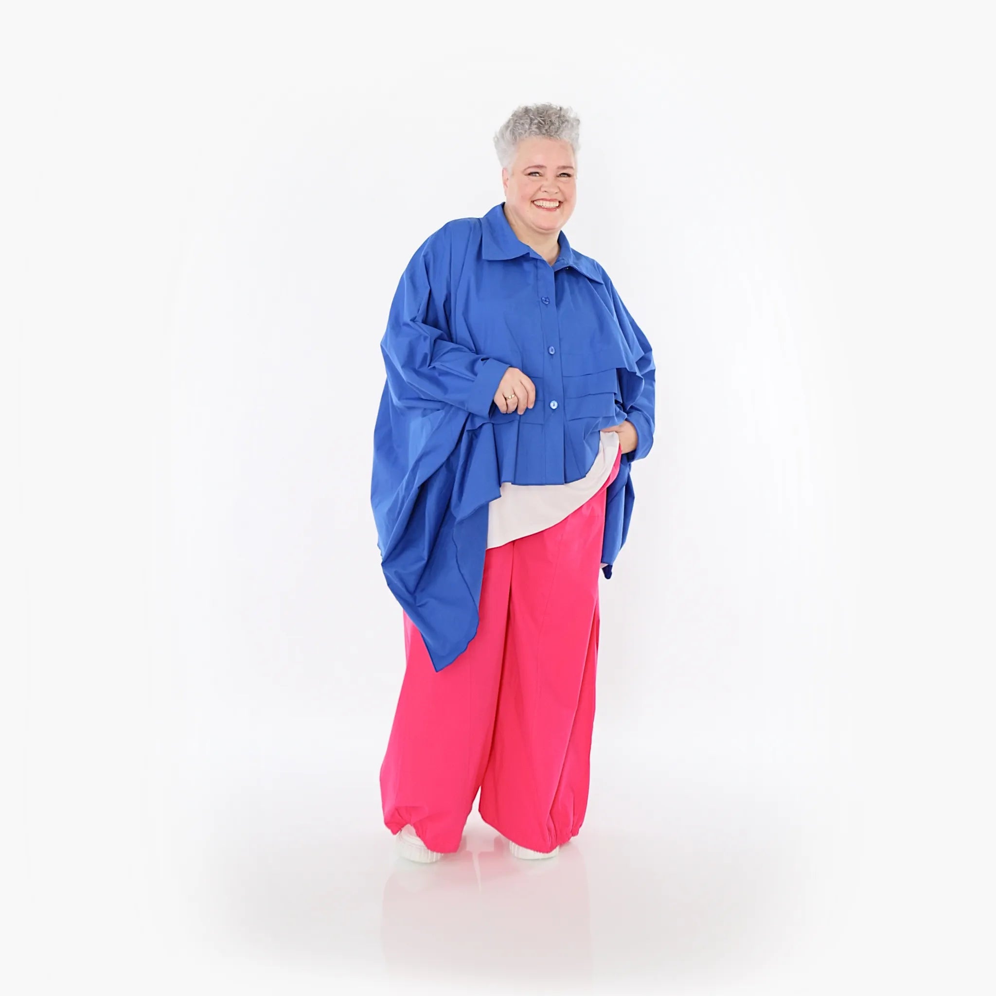 AKH Fashion 7083 trousers, fuchsia
