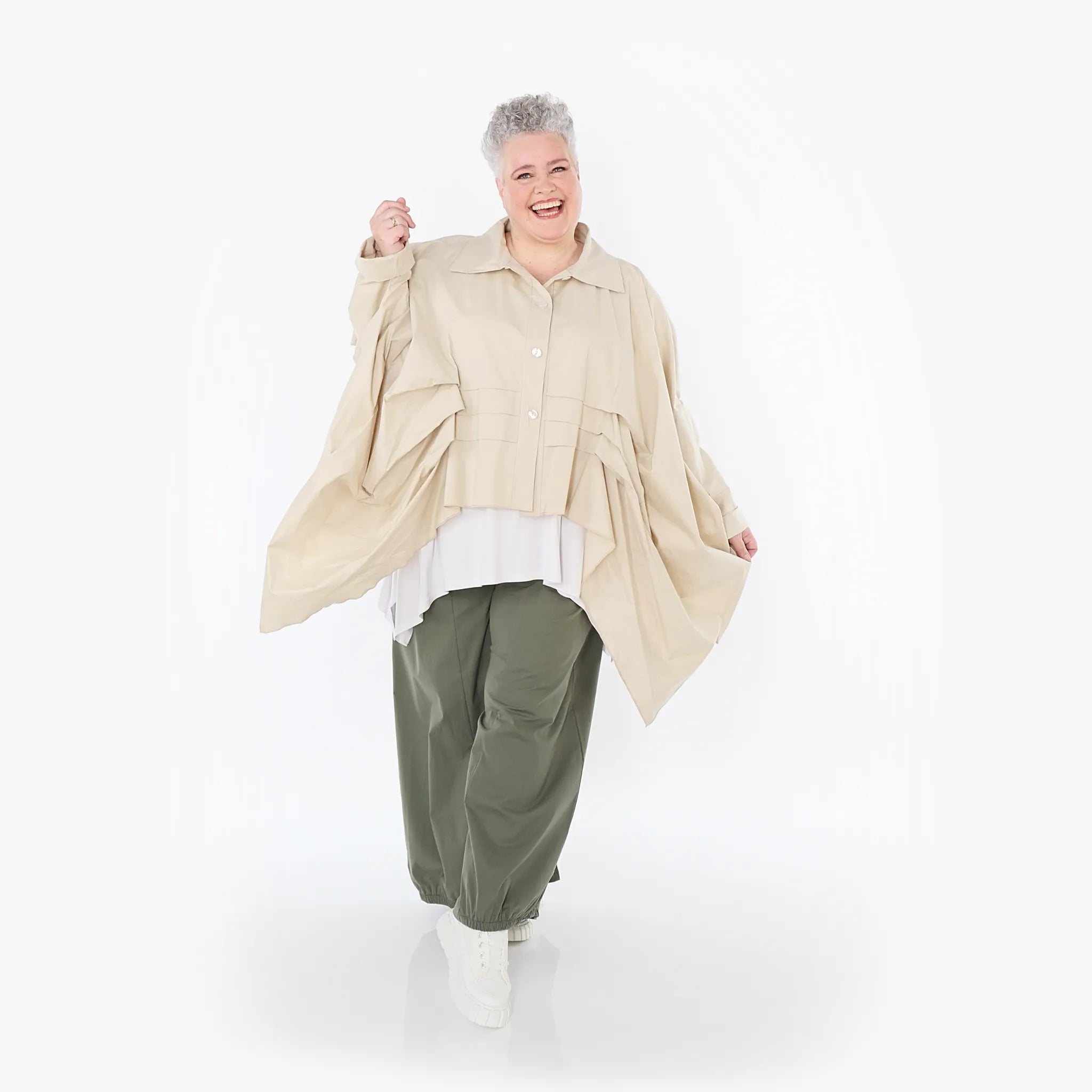 AKH Fashion Hose 7083 Celestia, Khaki
