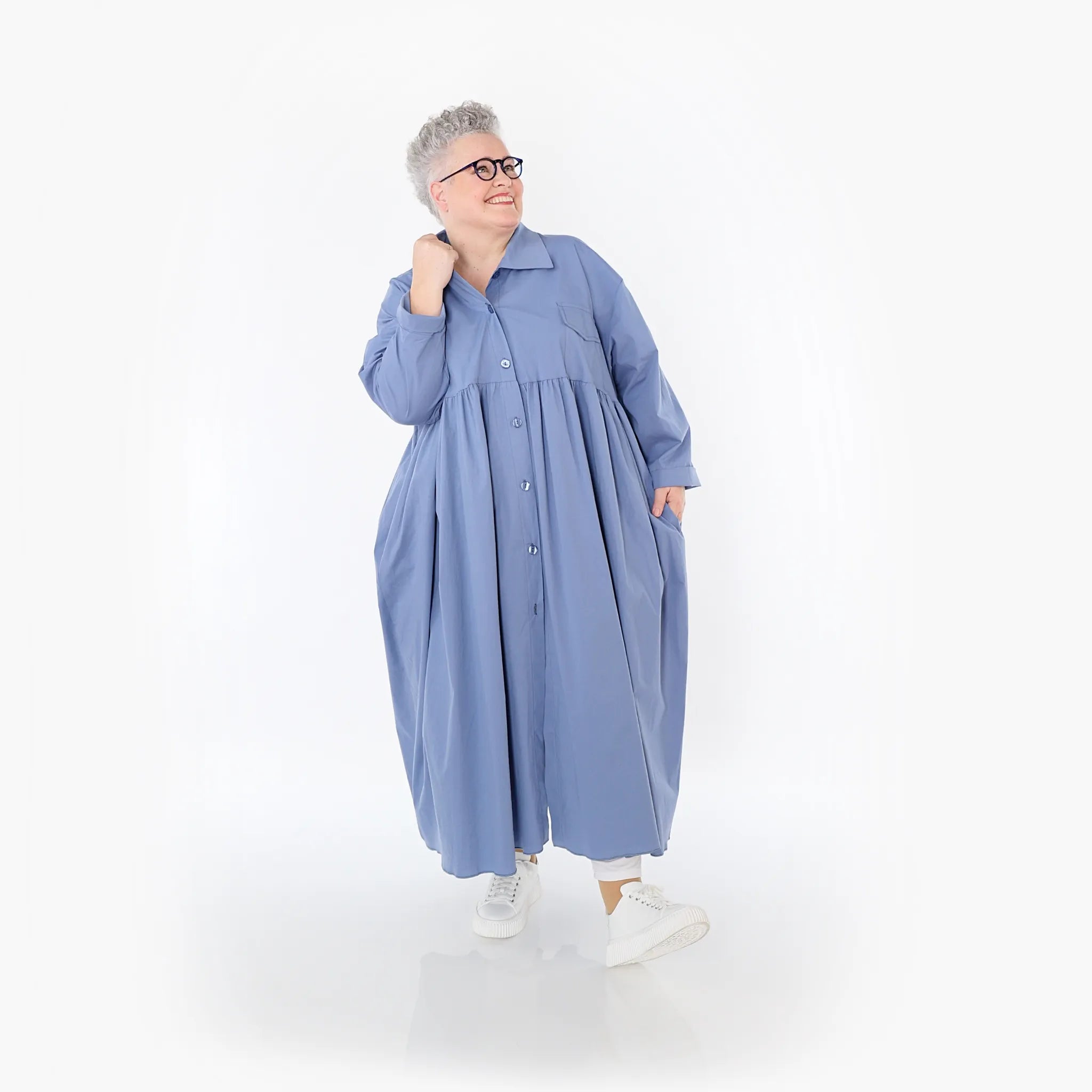 AKH Fashion Mantel 7084 Celestia, Azurblau