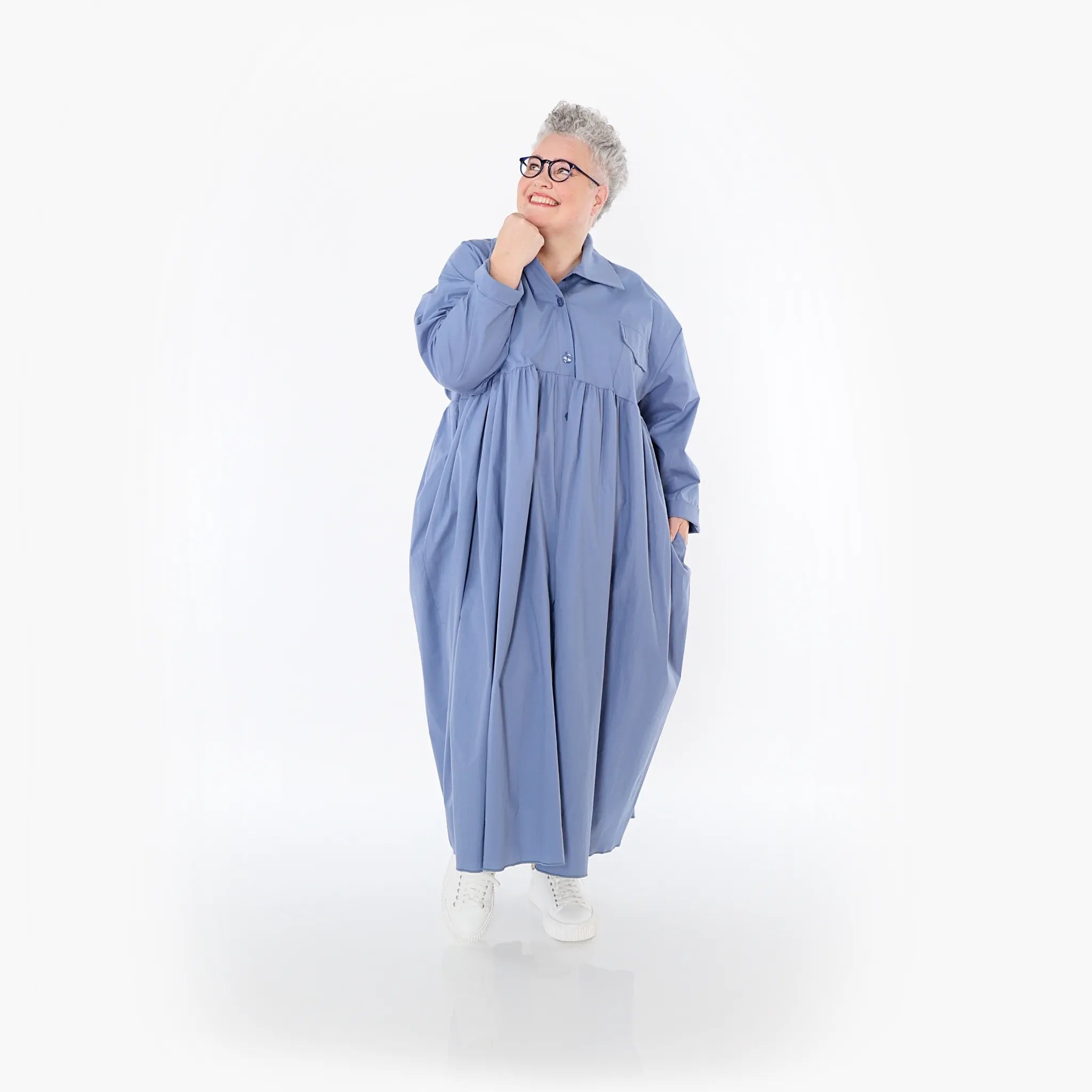 AKH Fashion Mantel 7084 Celestia, Azurblau