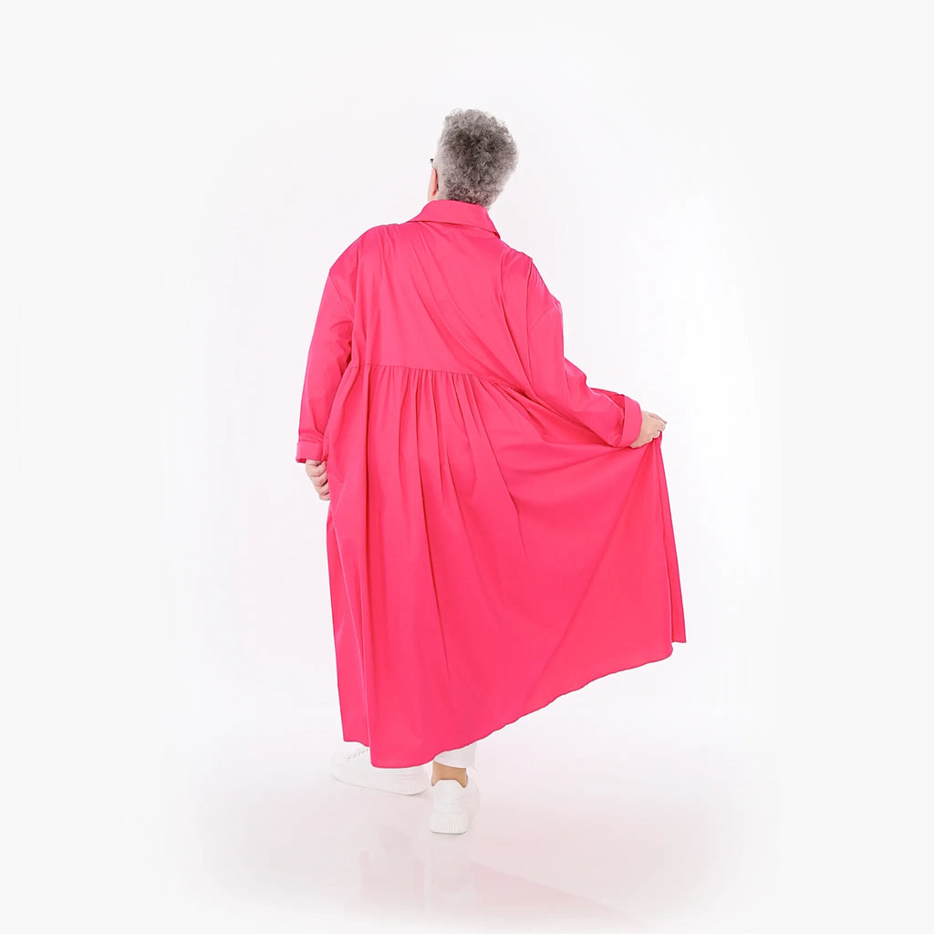 Manteau AKH Fashion 7084, fuchsia