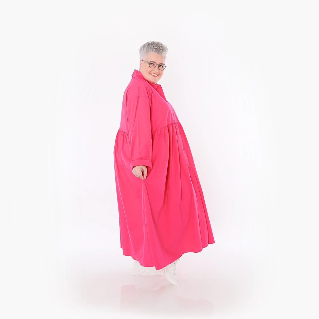 Manteau AKH Fashion 7084, fuchsia
