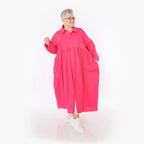 Manteau AKH Fashion 7084, fuchsia