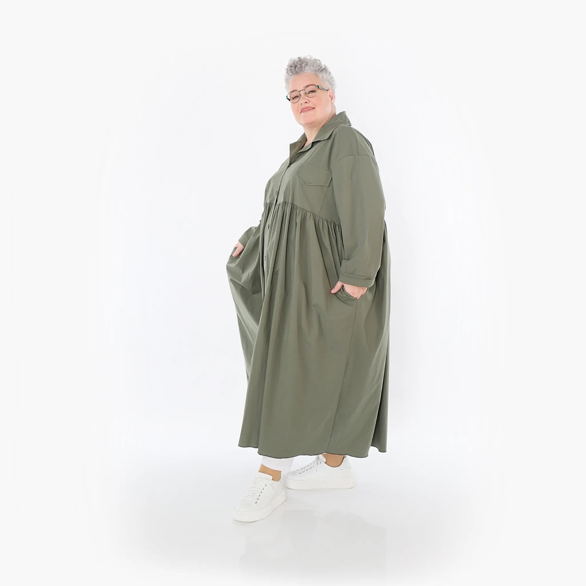 AKH Fashion Mantel 7084 Celestia, Khaki