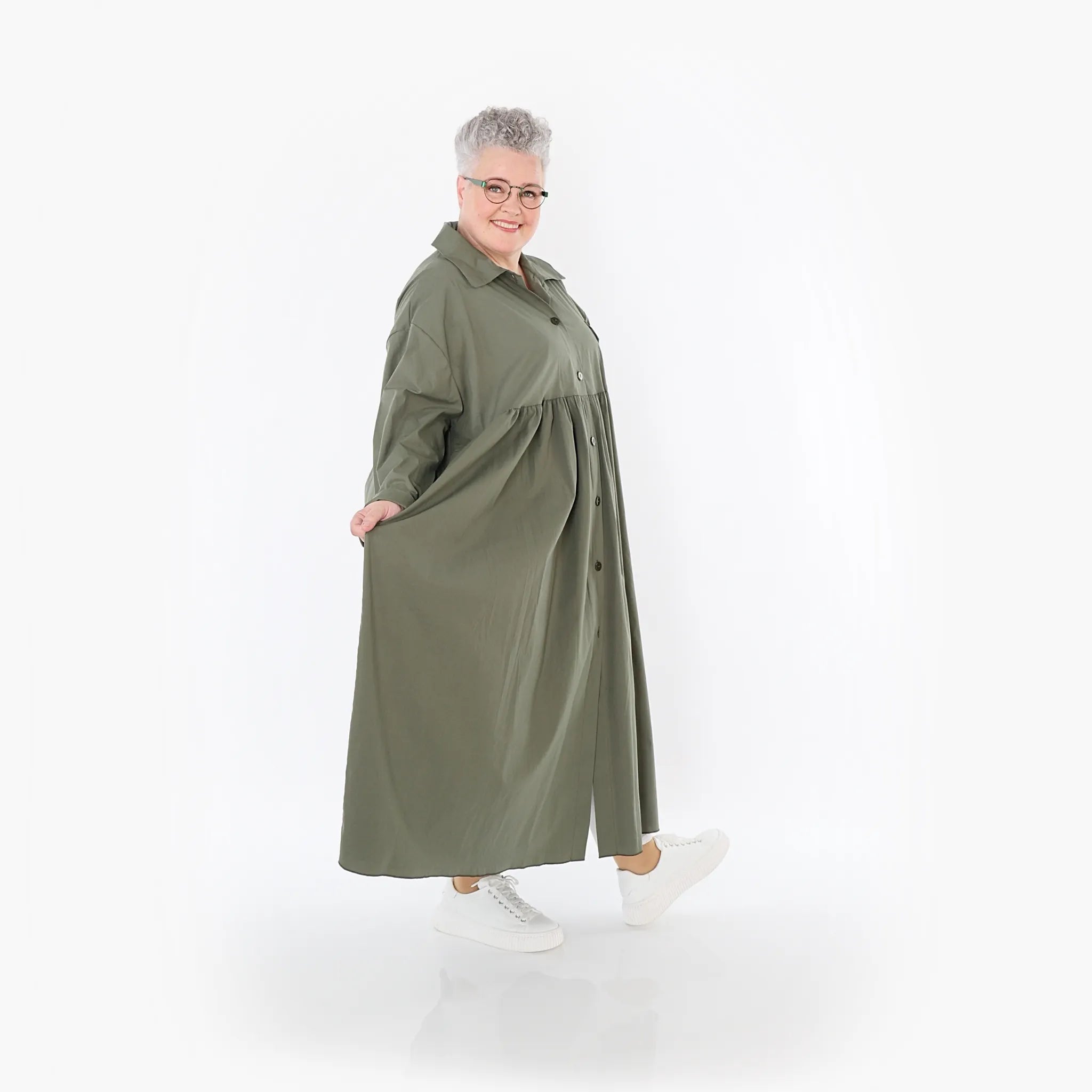 AKH Fashion Mantel 7084 Celestia, Khaki