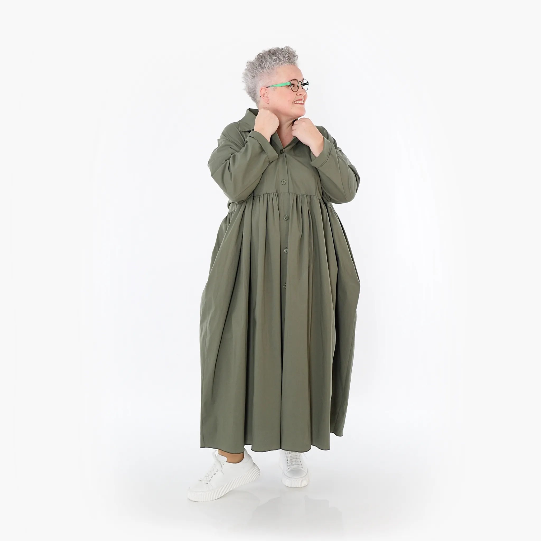 AKH Fashion Mantel 7084 Celestia, Khaki