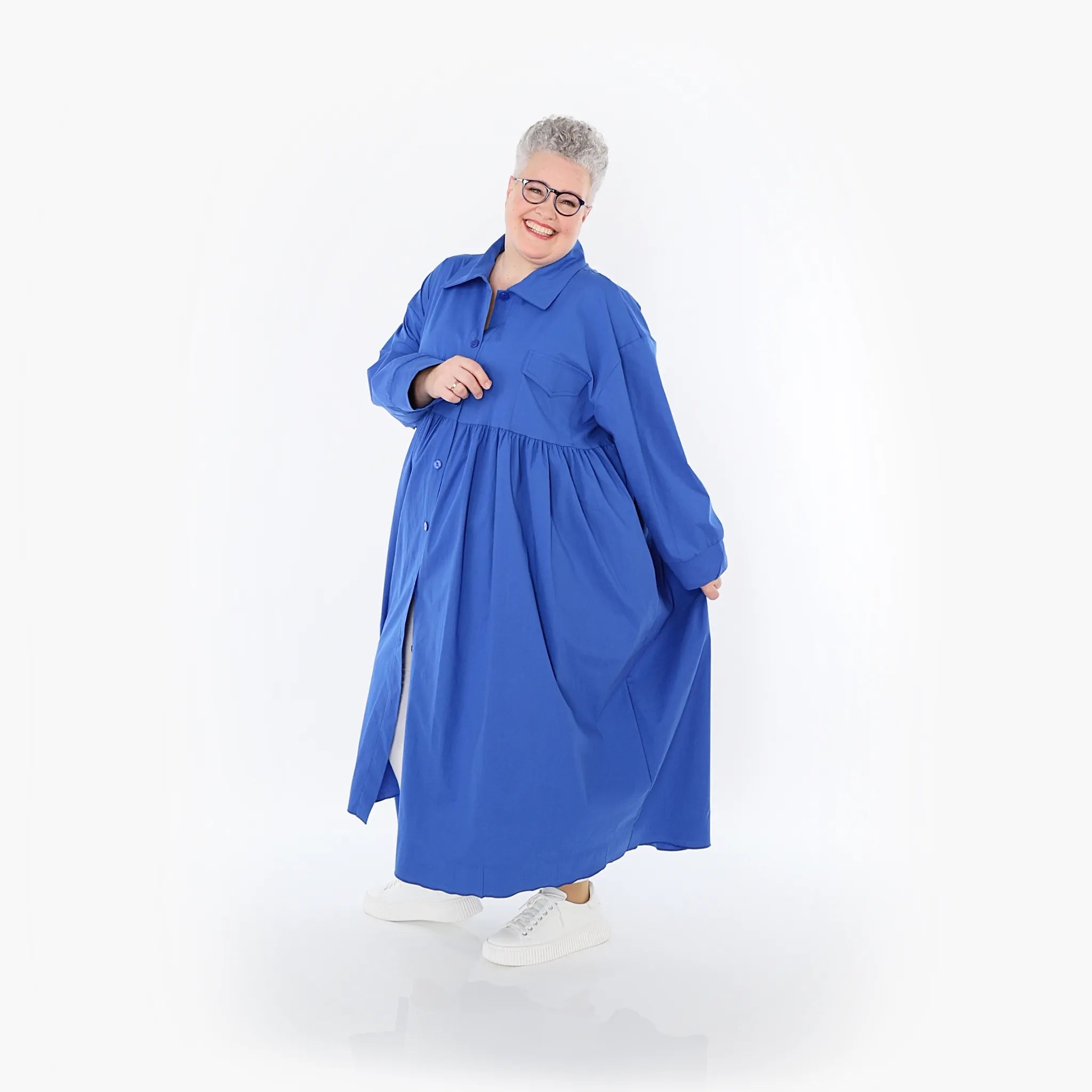 AKH Fashion Mantel 7084 Celestia, Royalblau