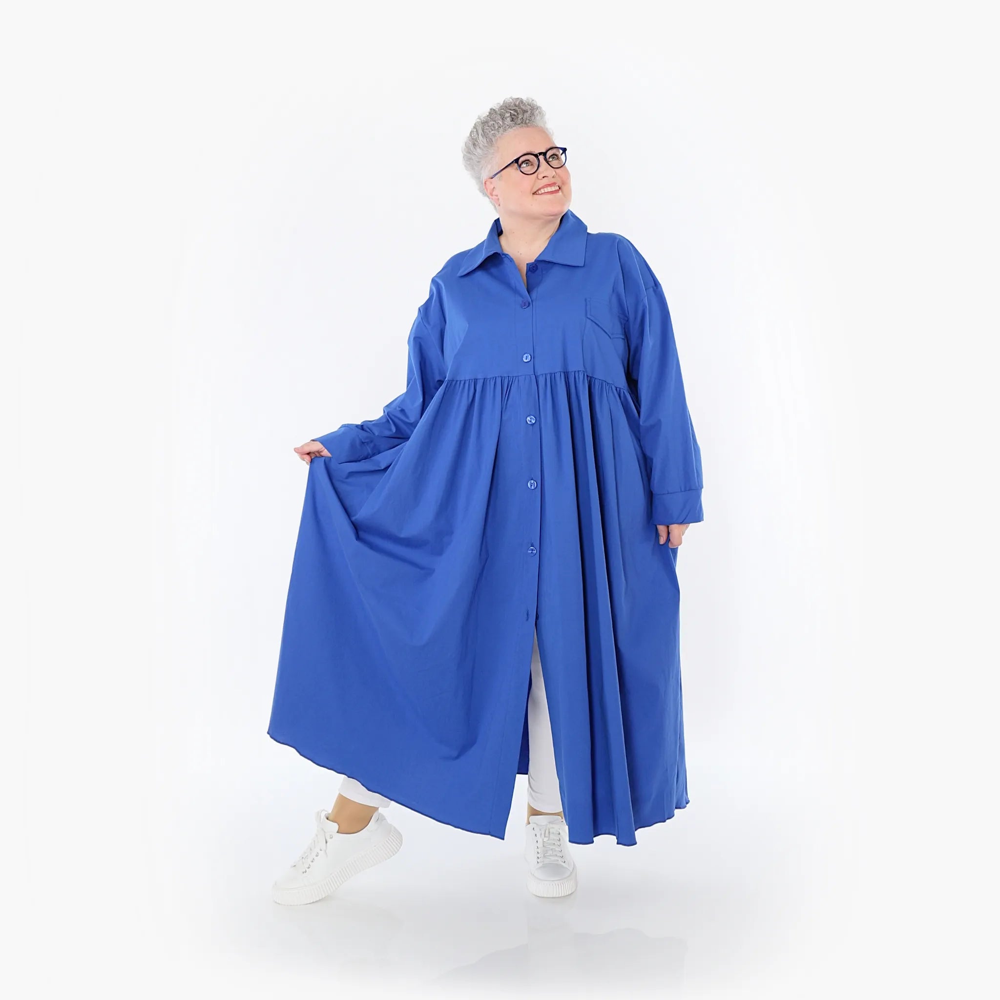 AKH Fashion Mantel 7084 Celestia, Royalblau