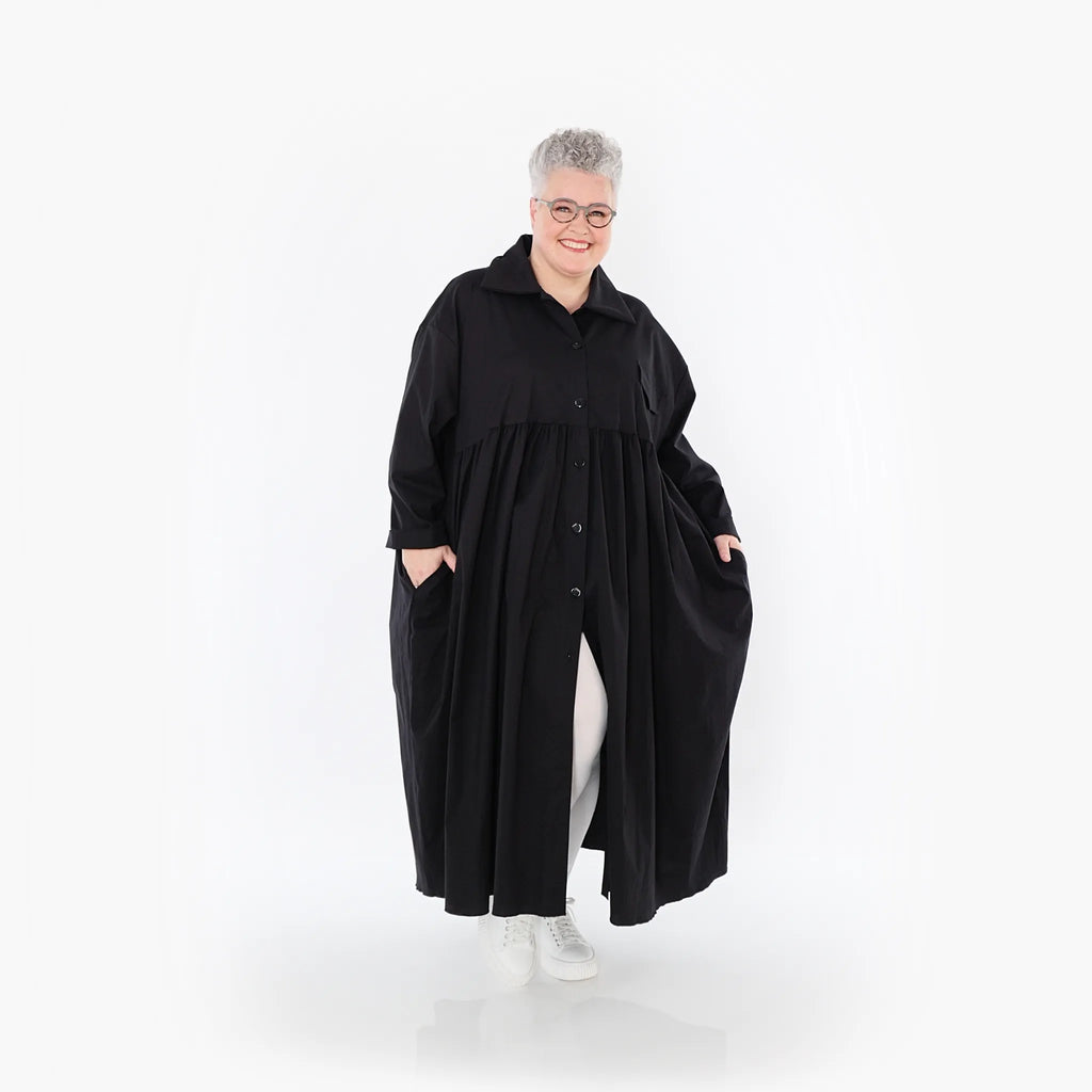 AKH Fashion Mantel 7084 Celestia, Schwarz