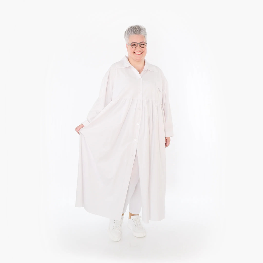 AKH Fashion 7084 Coat, White